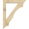 Ekena Millwork Balboa Traditional Rough Sawn Bracket w/ Offset Brace, Douglas Fir, 6"W x 32"D x 40"H BKT0604X32X40BOA01RDF - alternate 4